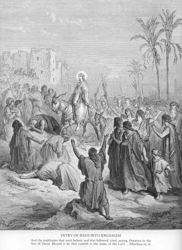 Gustave Dorè – L'ingresso di Gesù a Gerusalemme