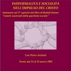 INDIVIDUALITÀ E SOCIALITÀ NELL\'IMPULSO DEL CRISTO - O.O. 23, Cap.3